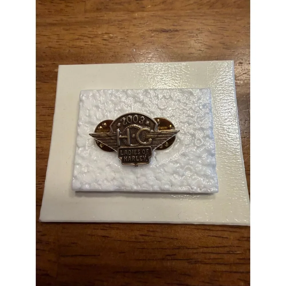 Vintage 2003 Harley Davidson HOG Owners Group Ladies of Harley Women's Vest Pin